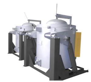 Horno de fusión eléctrico basculante serie EM-C – negro