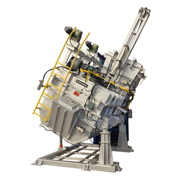 Horno de fusión basculante tipo stack a gas serie GM-F