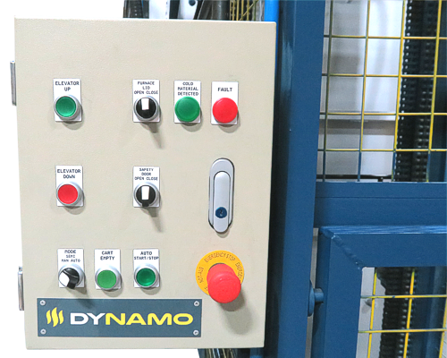 Control del elevador de eje - Dynamo Furnaces