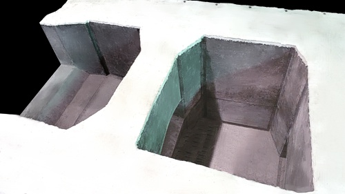 Horno de fondo seco de dos cámaras