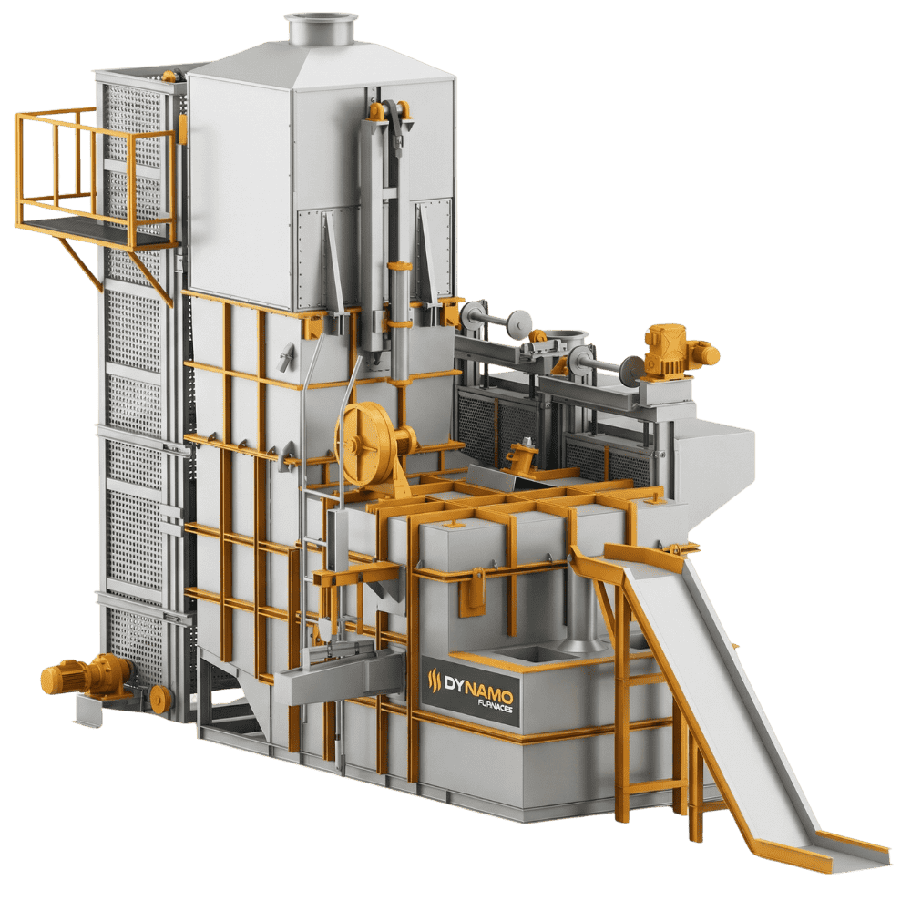 Horno stack de fusión de escoria