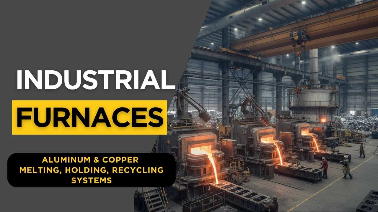 Descripción general de hornos industriales La guía completa de sistemas de fusión, retención y reciclaje de aluminio y cobre