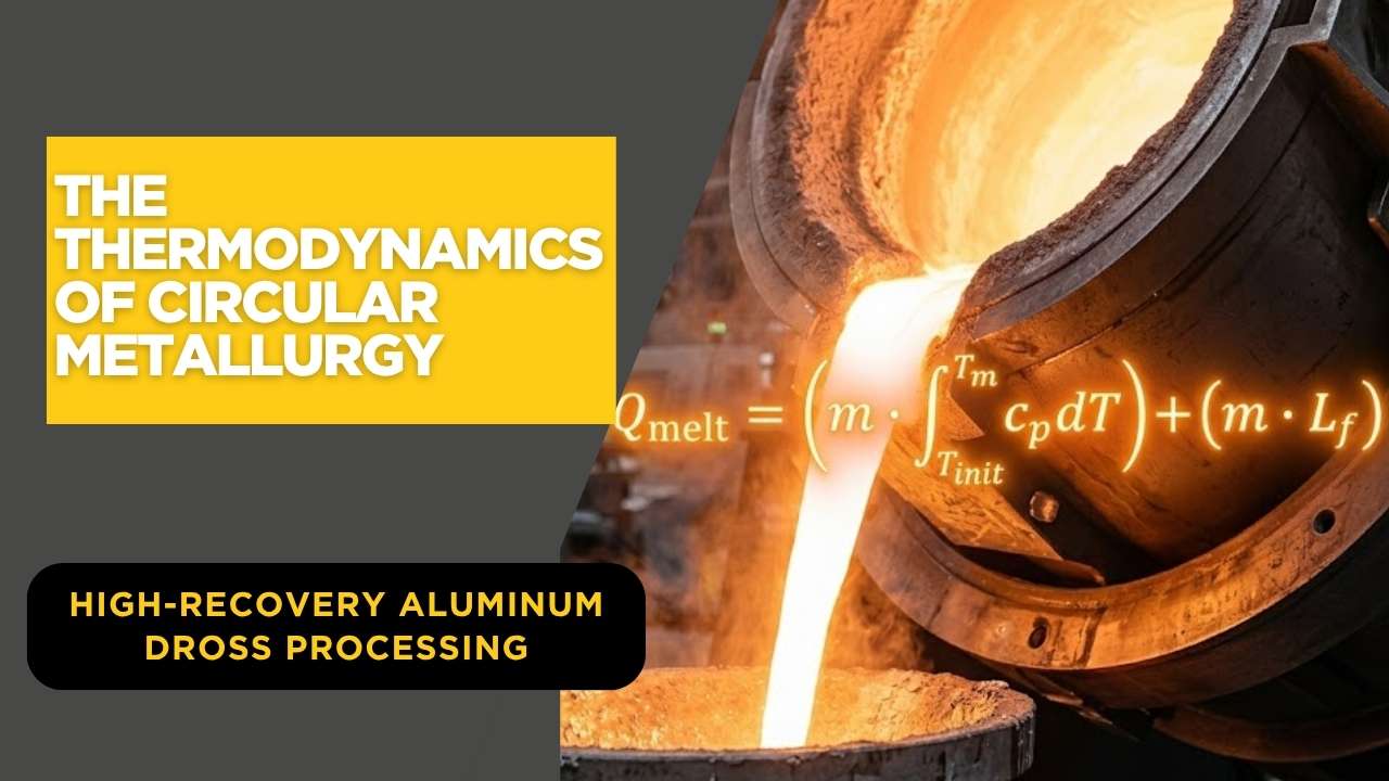 The Thermodynamics of Circular Metallurgy A Deep Dive into High-Recovery Aluminum Dross Processing