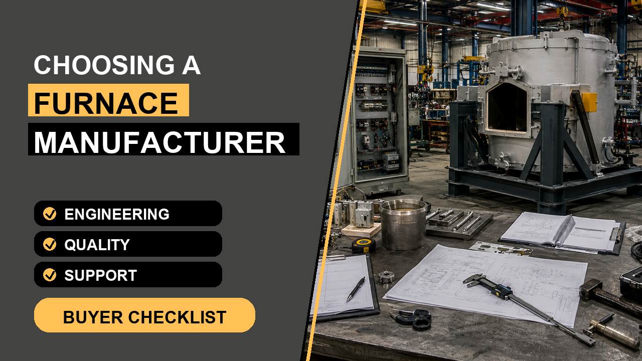 Feature image for Dynamo blog post about choosing a melting furnace manufacturer