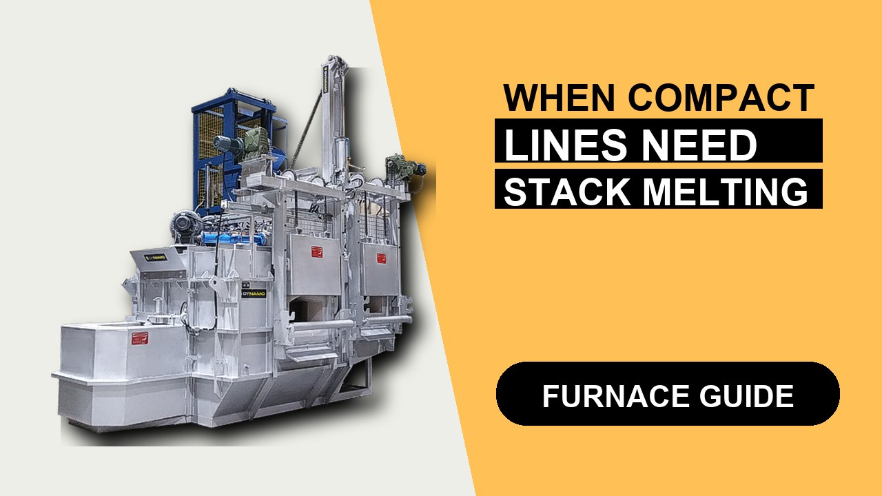 Dynamo feature image for compact aluminum melting lines and stack furnace selection