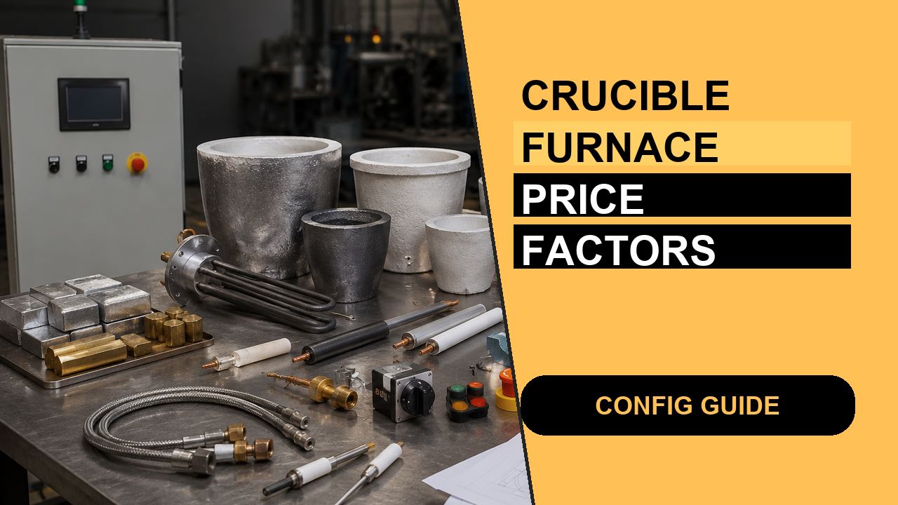 Feature image for Dynamo blog post about crucible furnace price factors and configuration