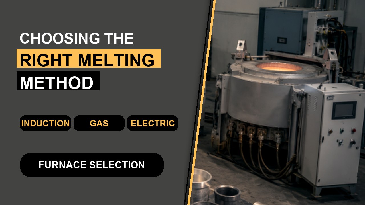 Feature image for Dynamo blog post comparing induction gas and electric melting furnace selection