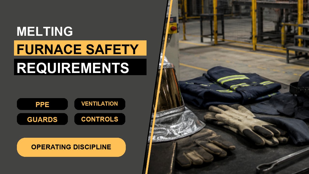 Feature image for Dynamo blog post about safety requirements for operating a metal melting furnace