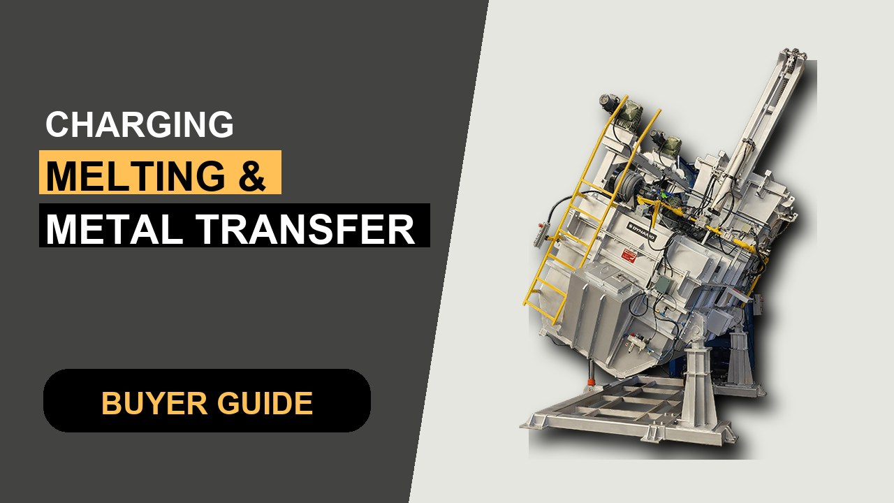 Dynamo feature image for tilting stack furnace charging melting and metal transfer