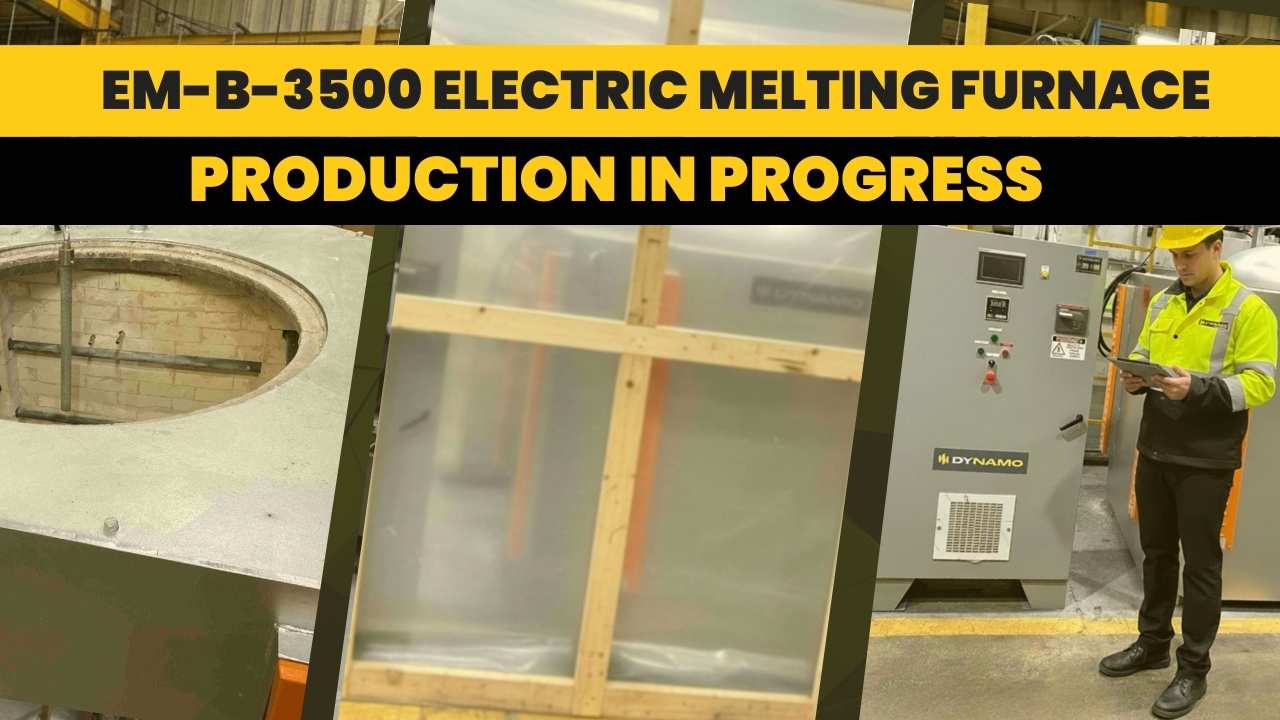 Horno de fusión eléctrico EM-B-3500: pedido por un fabricante de equipos pesados ​​de Pensilvania